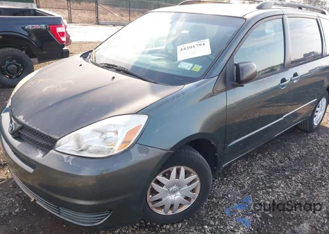 2005 Toyota Sienna Le z USA, uszkodzony, nr VIN 5TDZA23C25S223957